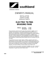 Southbend BPE-40-M User manual