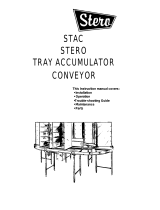 Stero Dishwashers STAC User manual