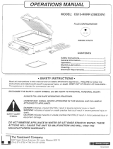 Star Manufacturing CG313ELD Operating instructions