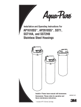 aqua-pure Aqua-Pure™ Whole House Standard Diameter Stainless Steel Water Filter Housing SST2HB Operating instructions