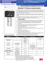 3M ScaleGard™ HP Series Reverse Osmosis Filter Cartridge HFRP 500, 5626903, 1/Case Operating instructions