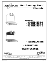 Alto Shaam 100-HSL/BCS-2S Operating instructions