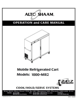 Alto Shaam 1000-MR2 Operating instructions