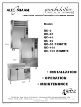 Alto Shaam QC-100 Operating instructions