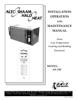 Alto Shaam Halo Heat AS-250 Operating instructions