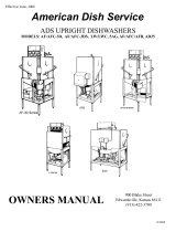 American Dish Service 5AG Owner's manual