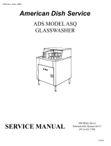 American Dish Service ASQ User manual
