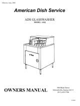 American Dish Service ASQ Owner's manual