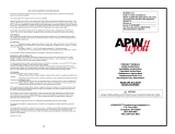APW Wyott EHP User manual