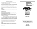 APW Wyott CW-13 User manual