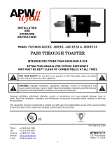 APW Wyott FLEXWAV-1422 EZ Operating instructions