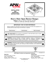 APW Wyott HHP-212 Operating instructions