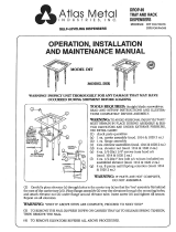 Atlas Metal Industries DIR2-1020 Installation guide