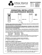 Atlas Metal Industries PDS-6-1/2" Operating instructions