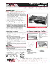 APW Wyott HR-31 Specification