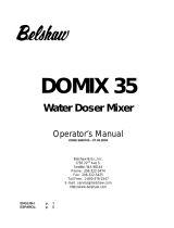 Belshaw Brothers DOMIX35 Operating instructions