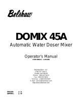Belshaw Brothers DOMIX45A Operating instructions
