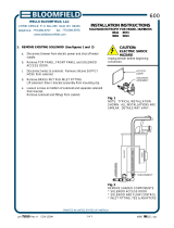 Bloomfield 9013 User manual