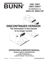 Bunn-O-Matic SINGLE CD User manual