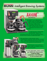 Bunn-O-Matic AXIOM Datasheet