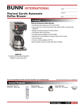 Bunn-O-Matic CWTF-TC Datasheet