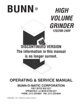 Bunn-O-Matic HVG User manual