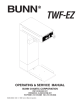 Bunn-O-Matic TWF-EZ Operating instructions