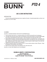 Bunn PTD-4 User manual