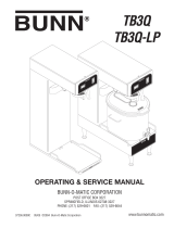 Bunn-O-Matic TB3Q User manual