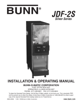 Bunn JDF-2S User manual