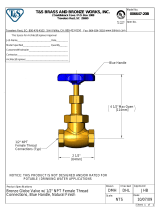 T & S Brass & Bronze Works 00647-20B Datasheet