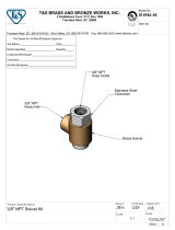 T & S Brass & Bronze Works 014946-45 Datasheet