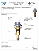 T & S Brass & Bronze Works B-0430 Datasheet