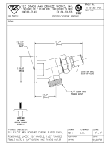 T & S Brass & Bronze Works B-0730-POL Datasheet