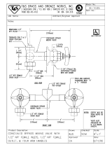 T & S Brass & Bronze Works B-1035 Datasheet