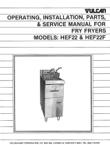 Vulcan Hart HEF22F User manual