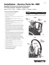 Watts 9BD-NPTM 3/8 Installation guide