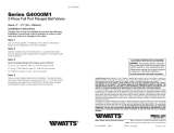 Watts G4000-M1 4 Installation guide