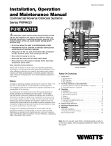 Watts PWR4021 Installation guide