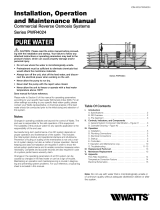Watts PWR4024 Installation guide