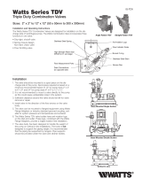 Watts TDV 3 Installation guide