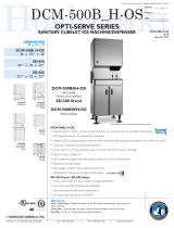 Hoshizaki American, Inc. DCM-500BWH-OS Datasheet