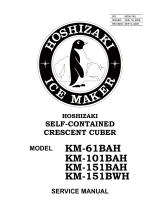 Hoshizaki KM-101BAH User manual