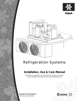 Kolpak Walk-ins PCL Operating instructions