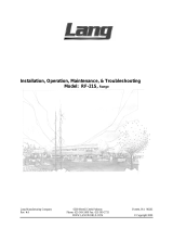 Lang 36S-0 User manual