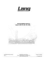Lang LRO-1E User manual