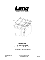Lang RT36E Operating instructions