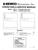 Newco RD-3 Owner's manual