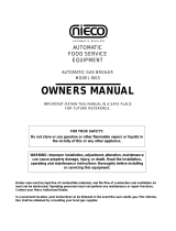 Nieco Corporation 9015 Operating instructions