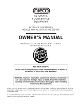 Nieco 950 Owner's manual